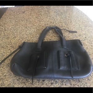 Gucci pebble grain leather handbag